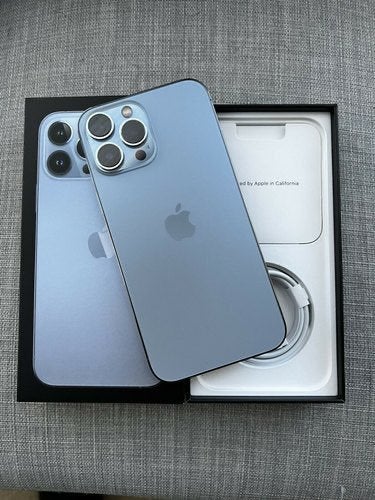 Apple iPhone 13 PRO MAX 128 GB Sierra blauw nieuwstaat, Télécoms, Téléphonie mobile | Accessoires & Pièces, Enlèvement, Comme neuf
