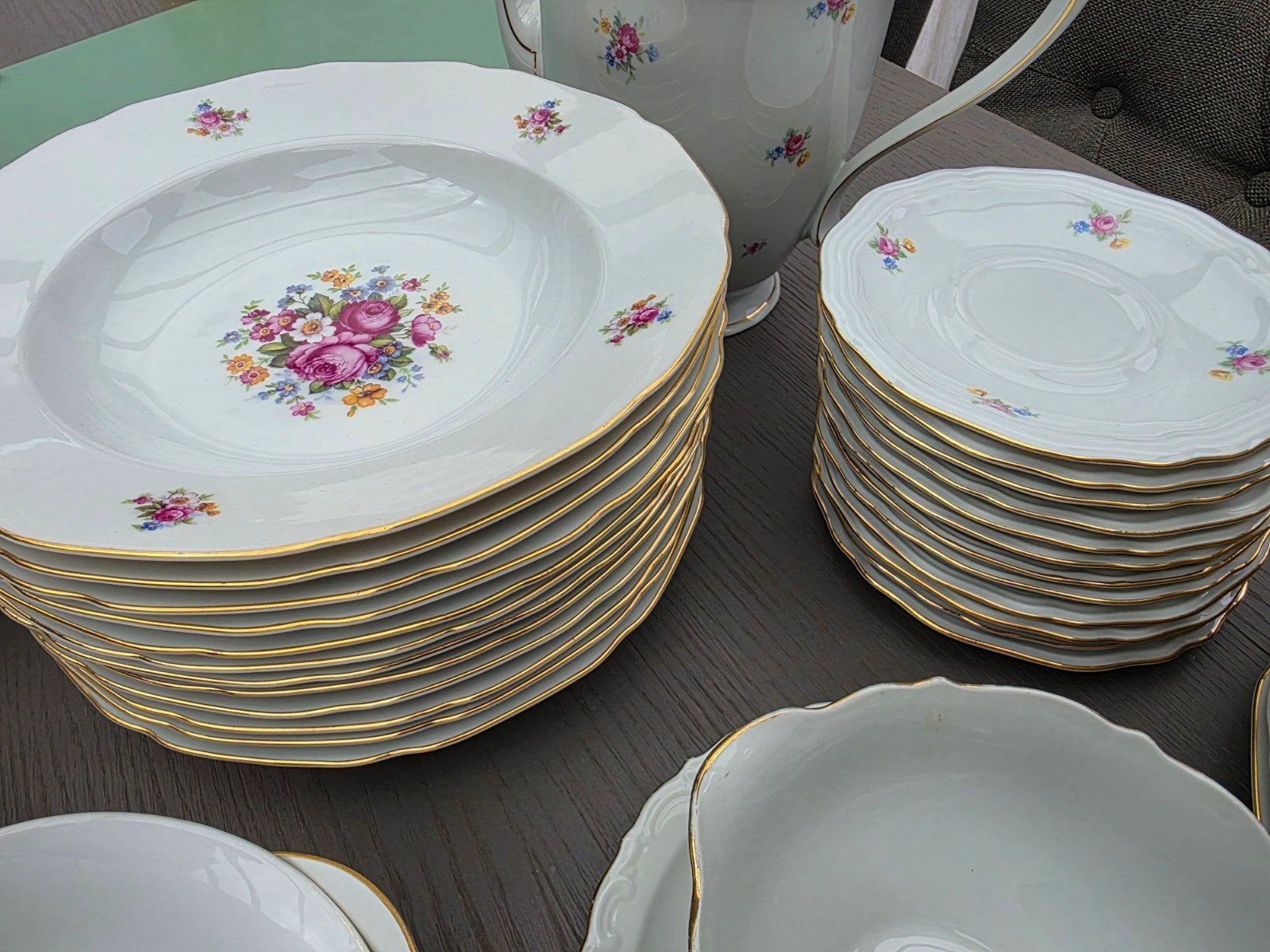 12 delig eetservies., Antiek en Kunst, Ophalen of Verzenden