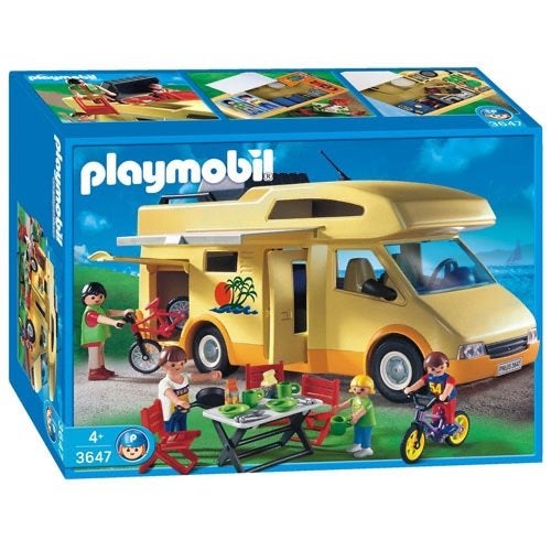 Playmobil - 3647 – Vrije tijd – Familie/camping auto, Ophalen, Gebruikt, Complete set, Voertuig