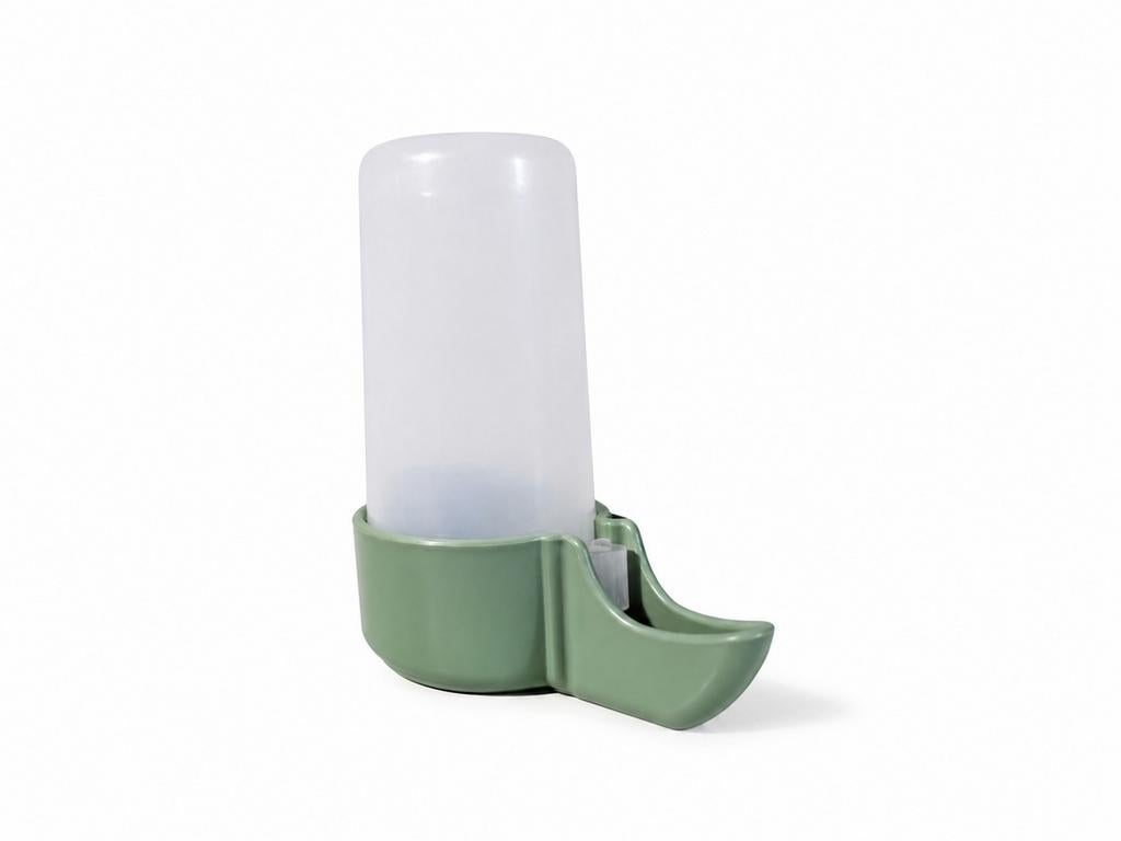 Drinkfontein Olijf Groen Anti-verspilling systeem 80ml - Mol, Dieren en Toebehoren, Ophalen