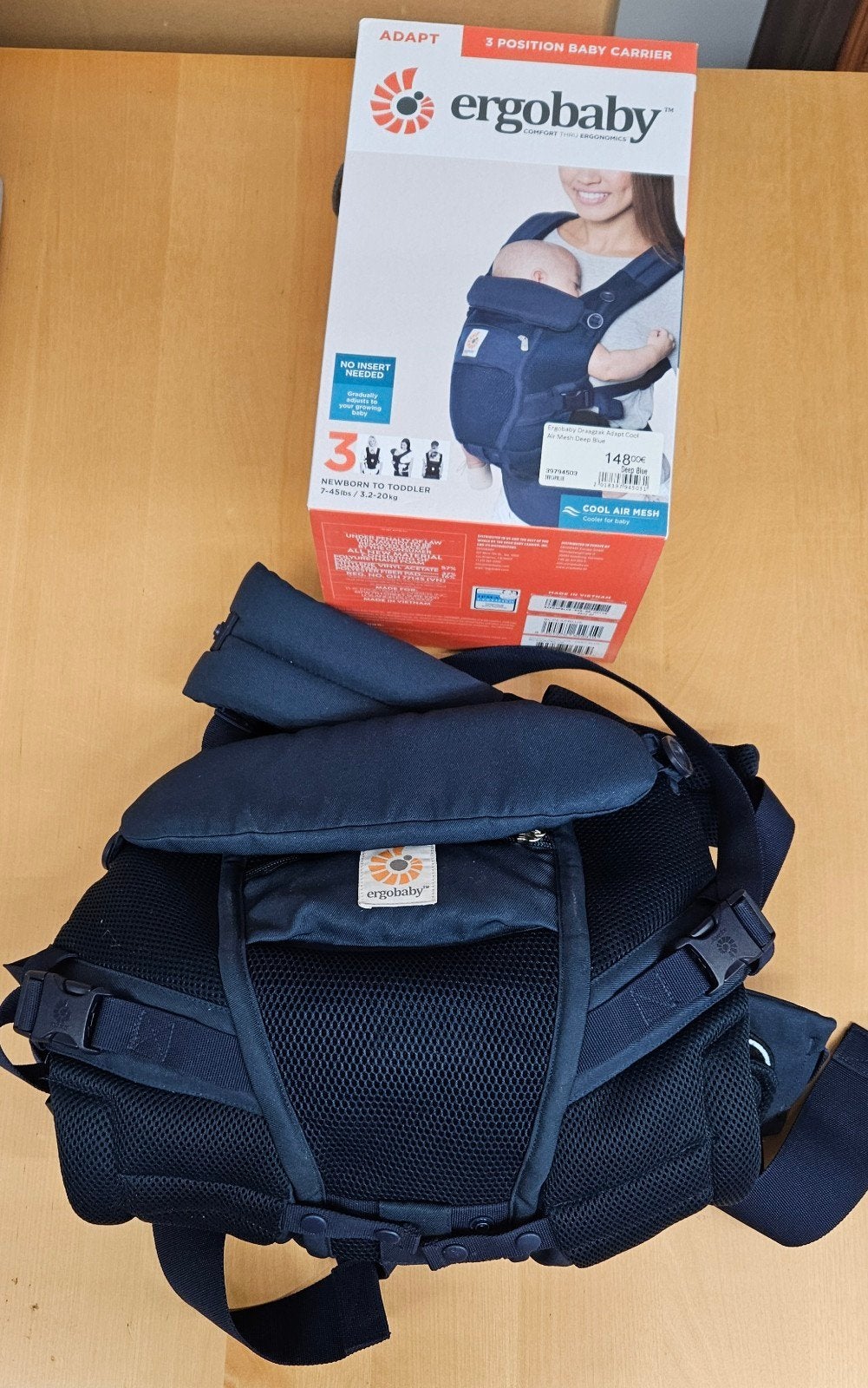 Ergobaby draagzak NIEUW, Ophalen, Draagzak