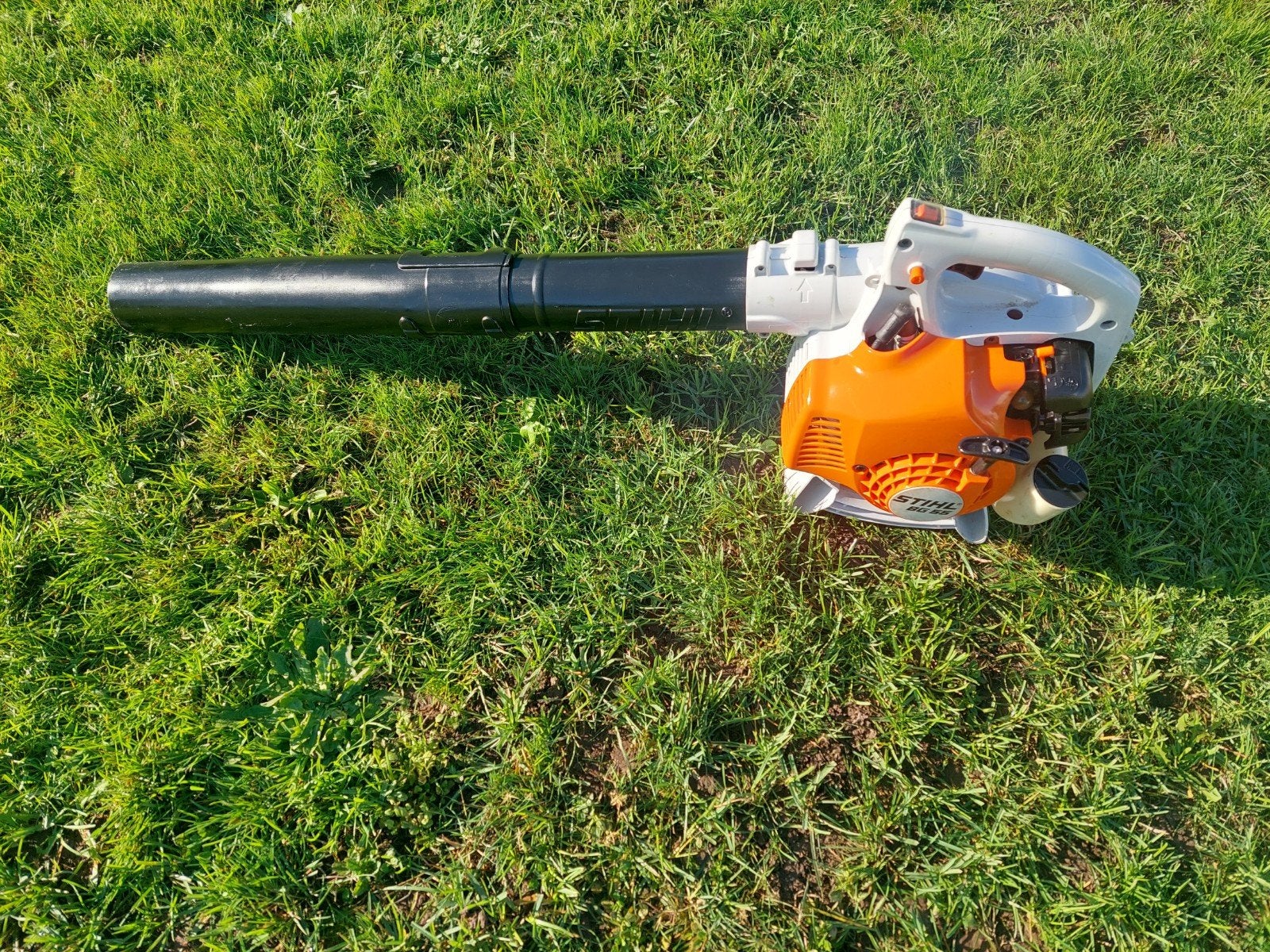 Stihl bladblazer, Ophalen, Gebruikt, Bezem, Stihl