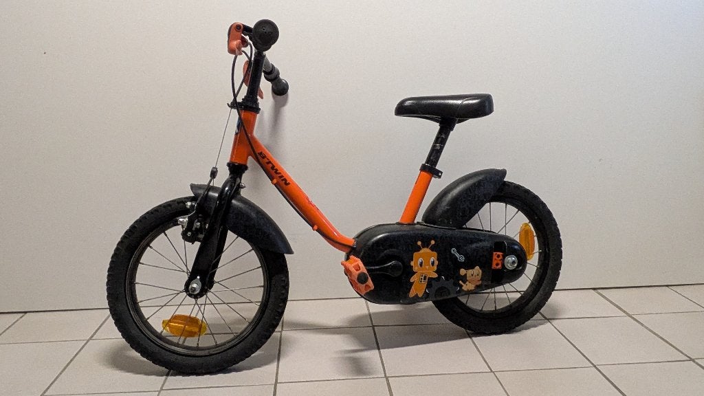 14 Inch fiets BTwin (Decathlon), Fietsen en Brommers, Ophalen, Zijwieltjes, Gebruikt, Minder dan 16 inch