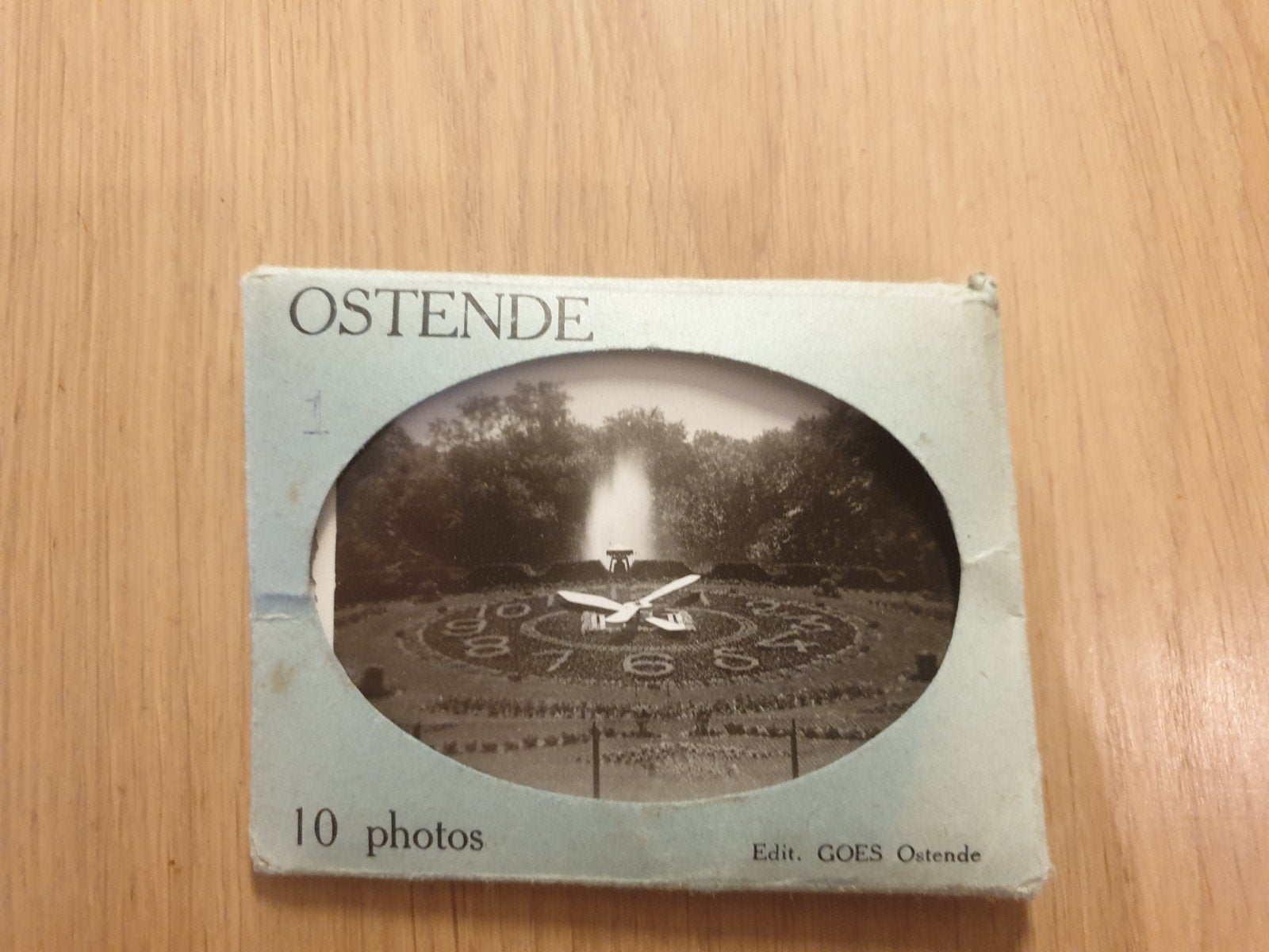 10 photos d'Ostende 1930 dans une couverture, Enlèvement ou Envoi, Avant 1940, Comme neuf, Photo