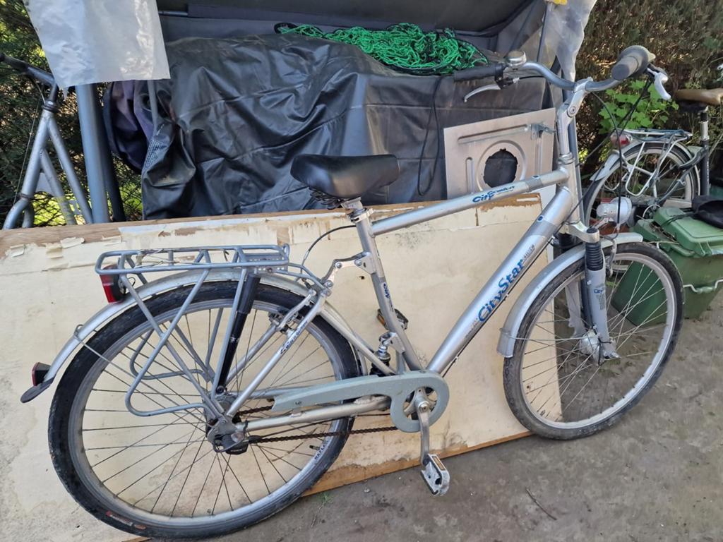 City star herenfiets met vering, Fietsen en Brommers, Ophalen, Vering