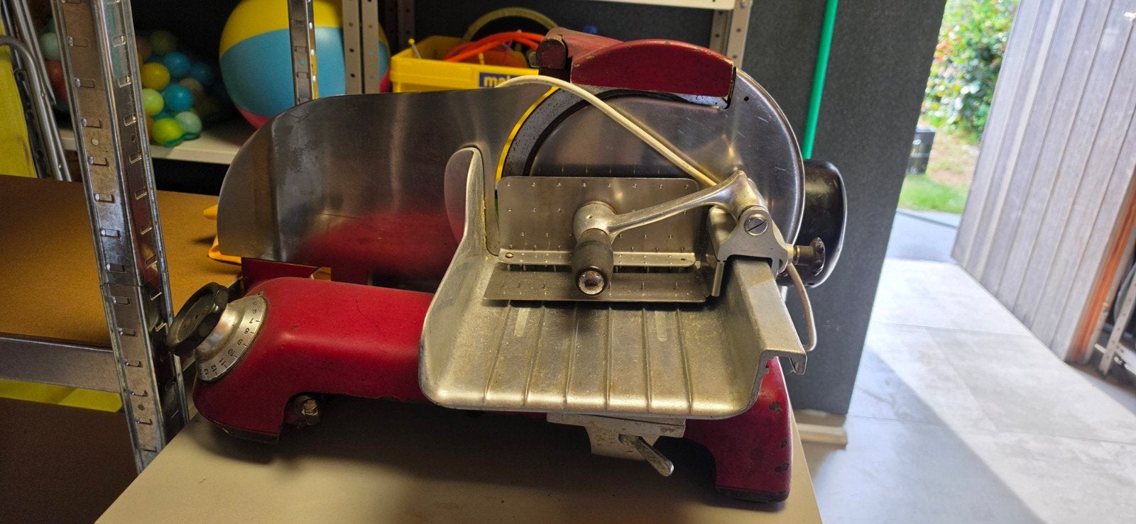 Berkel snijmachine, Huis en Inrichting, Ophalen, Gebruikt, Metaal, Snijmachine