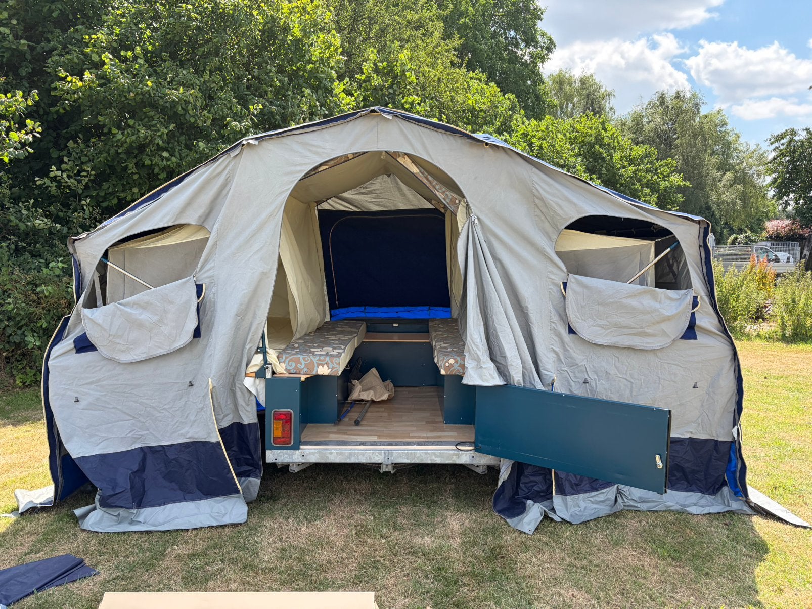 Caravane pliante de marque raclet -750kg, Caravans en Kamperen, Vouwwagens, Ophalen, Tot en met 4, Raclet
