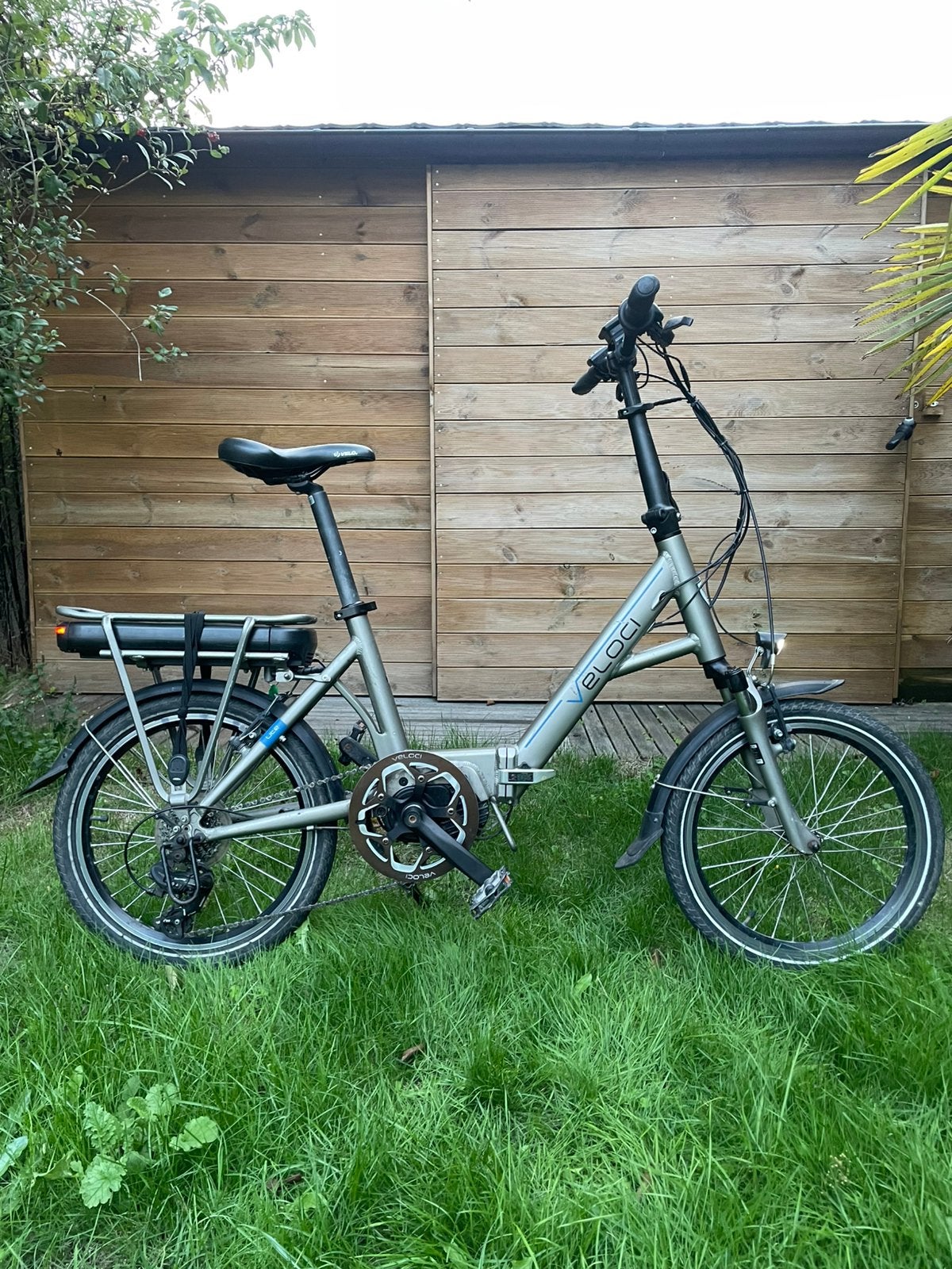 Veloci Lite plooifiets, Fietsen en Brommers, Ophalen, Gebruikt, Velgrem, Totaal opvouwbaar