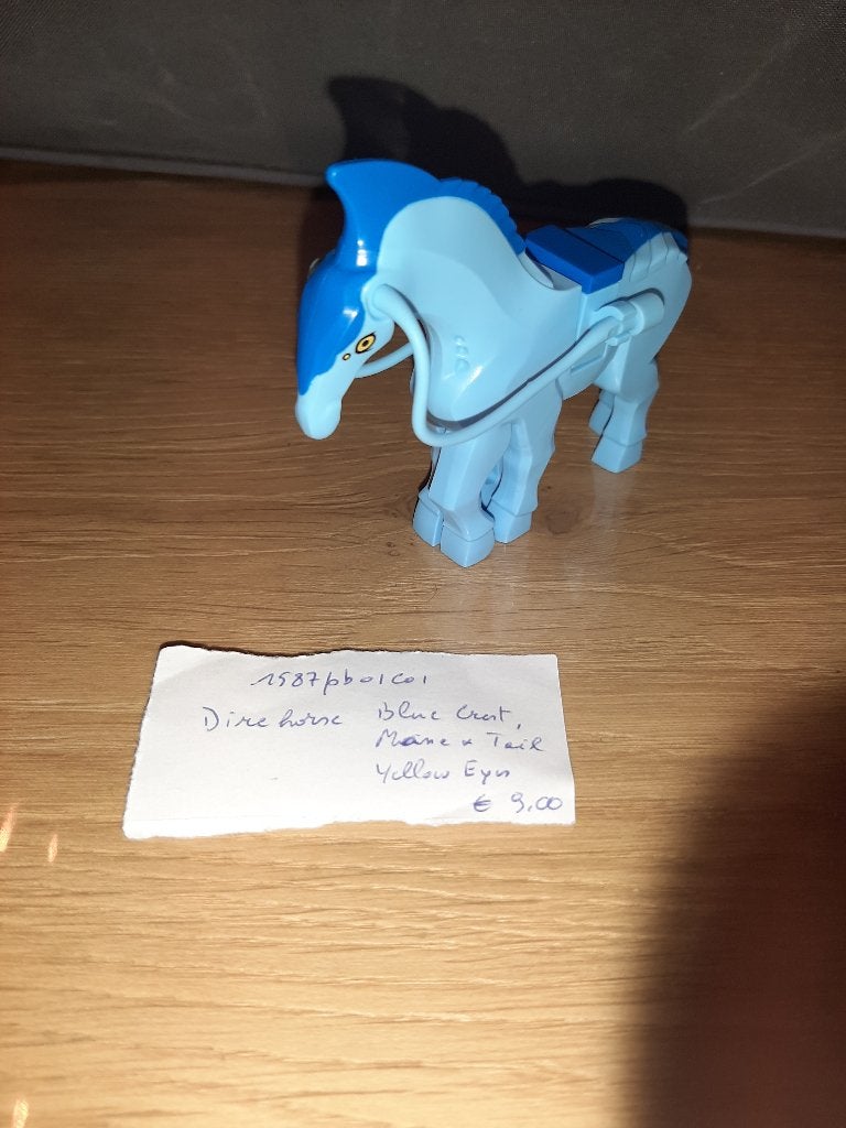Écusson bleu Lego Avatar Direhorse, Neuf, Lego, Minifigurine, Complet