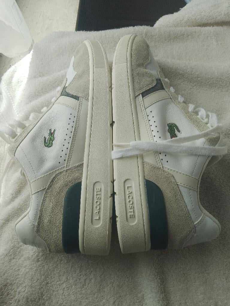 44.5 lacoste sneakers in heel goede staat proper clean, Lacoste, Comme neuf, Blanc, Baskets