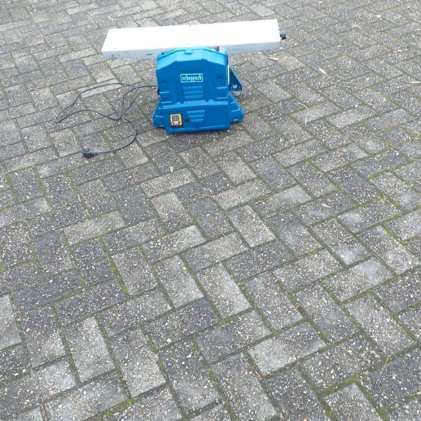 Scheppach vandktebank berekt niet, Ophalen