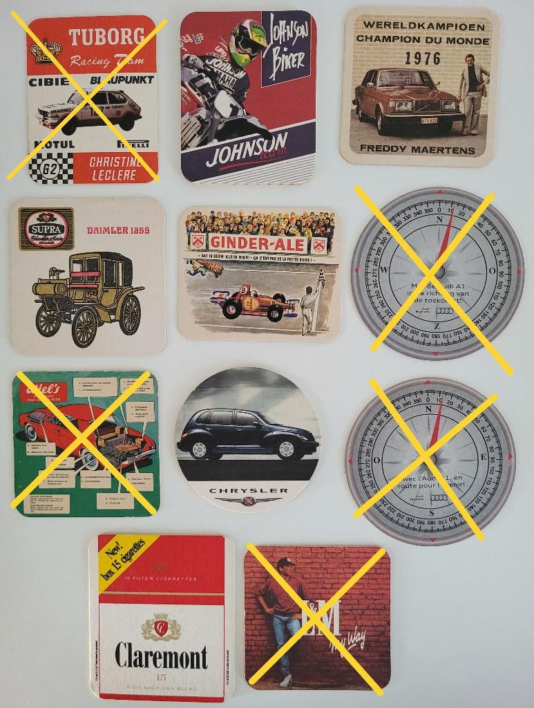 bierviltjes supra daimler chrysler freddy maertens claremont, Verzamelen, Biermerken, Ophalen of Verzenden, Zo goed als nieuw