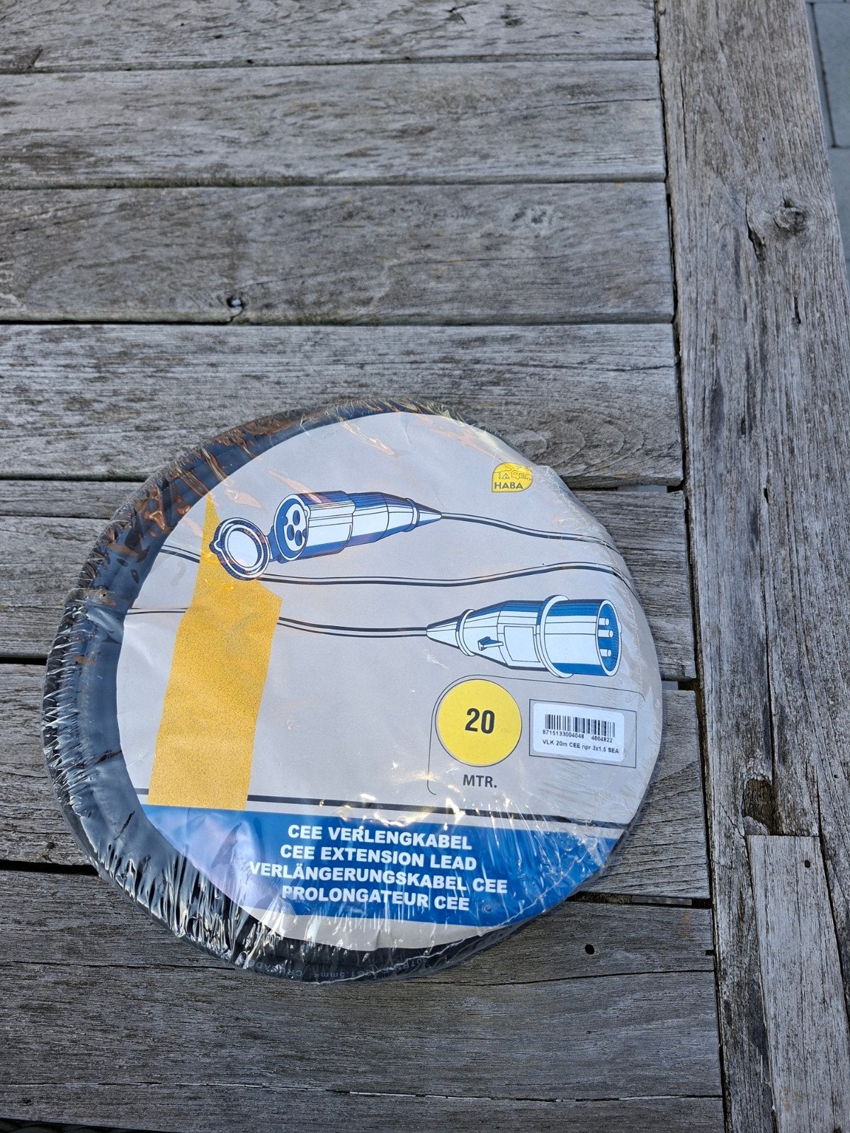 Nieuwe elektrische snoer voor camper of caravan., Caravans en Kamperen, Caravanaccessoires, Ophalen of Verzenden, Nieuw