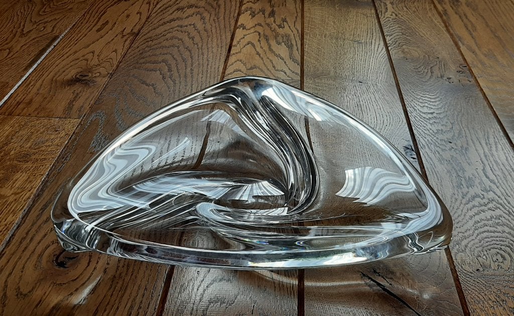 Plat en cristal Val Saint Lambert, Enlèvement