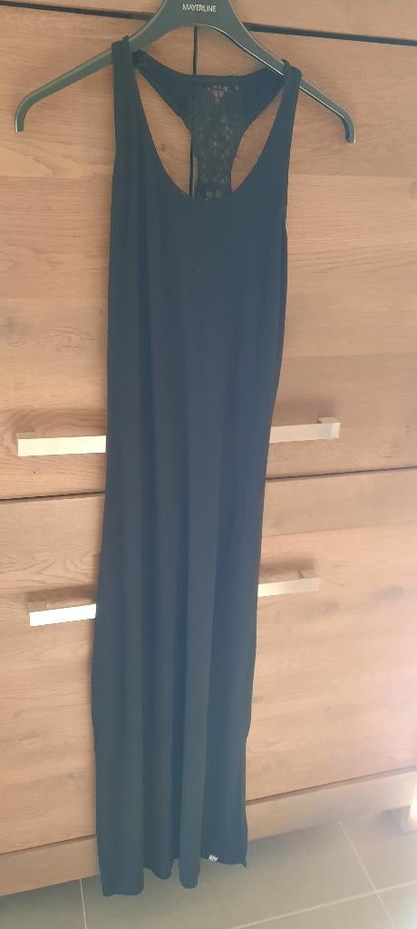 mooie lange jurk Superdry tropical S, Kleding | Dames, Superdry, Zwart, Ophalen of Verzenden, Zo goed als nieuw