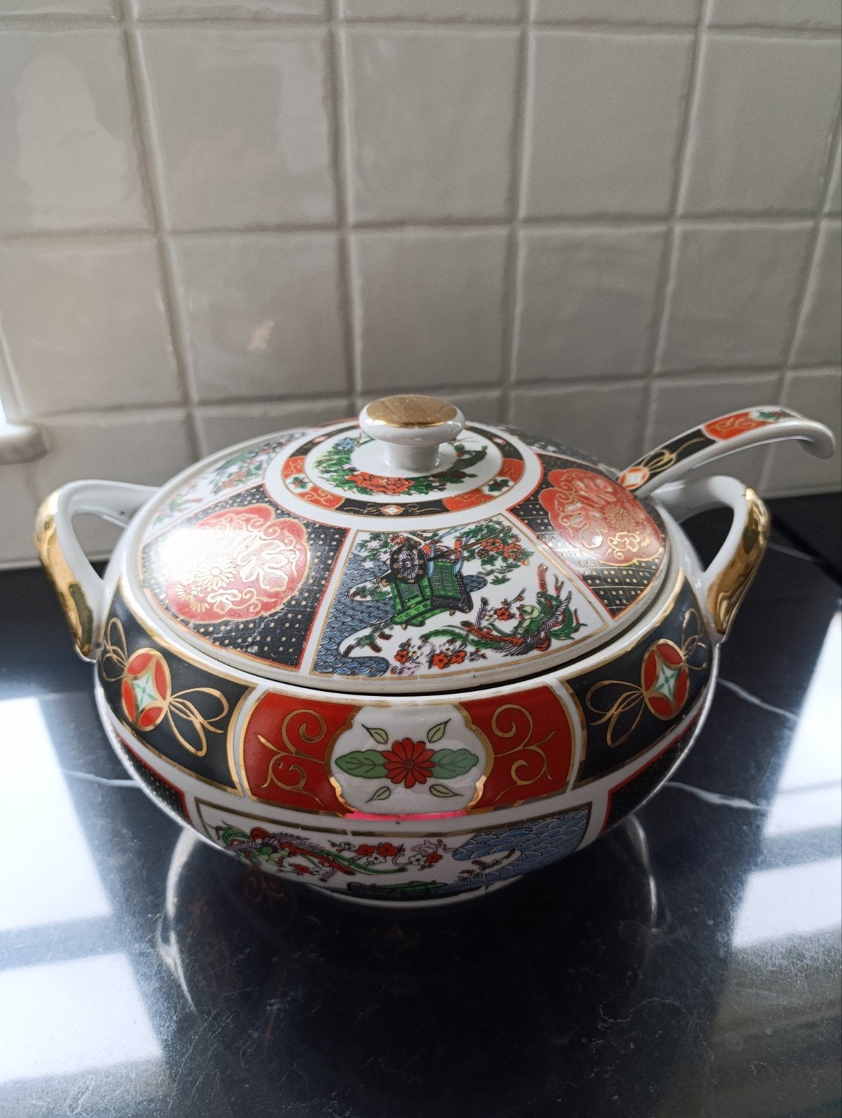 Imari Soepterrine., Ophalen