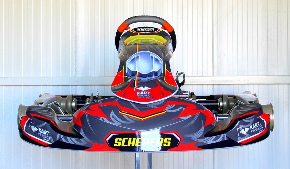 Kart Republic rollend chassis Type KR2, Sport en Fitness, Karting, Ophalen, Zo goed als nieuw, Kart