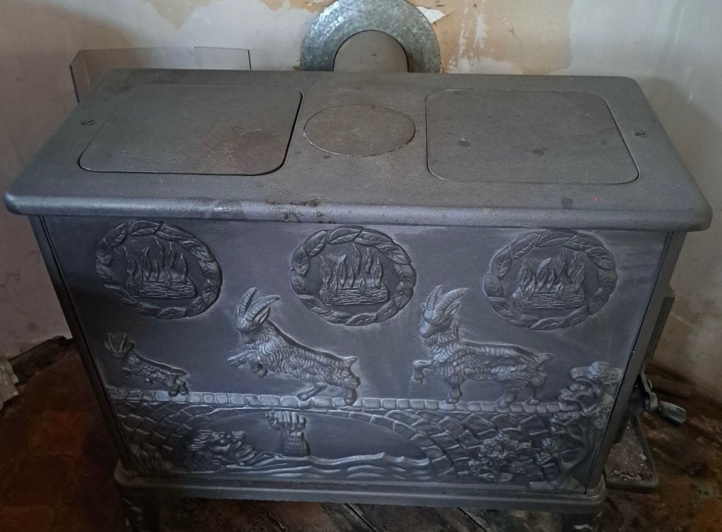 Poêle à bois Dovre, Maison & Meubles, Enlèvement, Utilisé, Bois, Autoportant