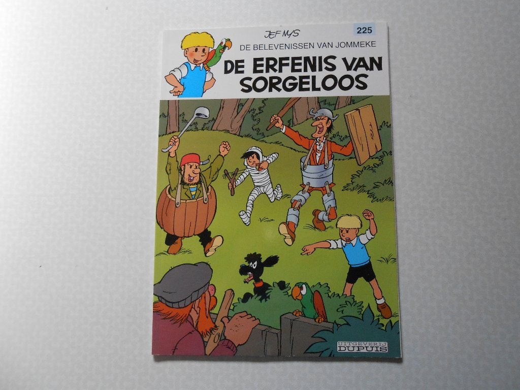 Jommeke 225 De erfenis van Sorgeloos 2004 1 ste druk., Boeken, Eén stripboek, Nieuw, Jef Nys., Ophalen of Verzenden