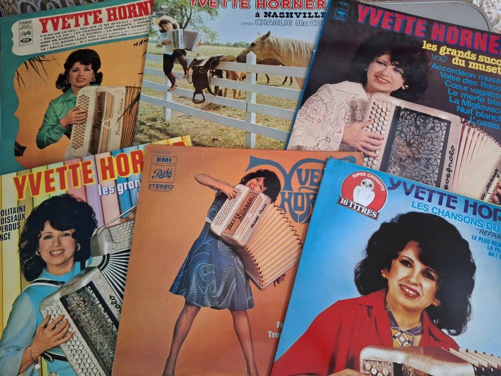 Lot 13 x LP's Vinyl - Yvette Horner 33 RPM, Ophalen of Verzenden, Gebruikt, 12 inch