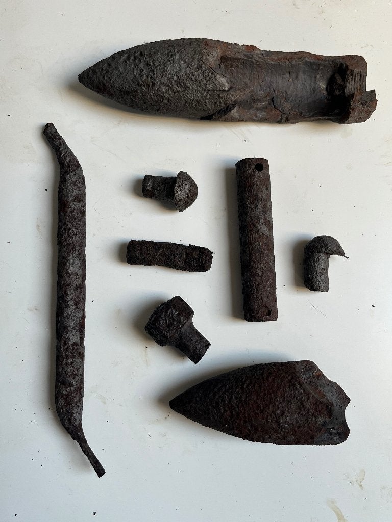 Ww1 tank mark1 relics. Somme, Envoi, Armée de terre, Douilles ou Pièces de fouille