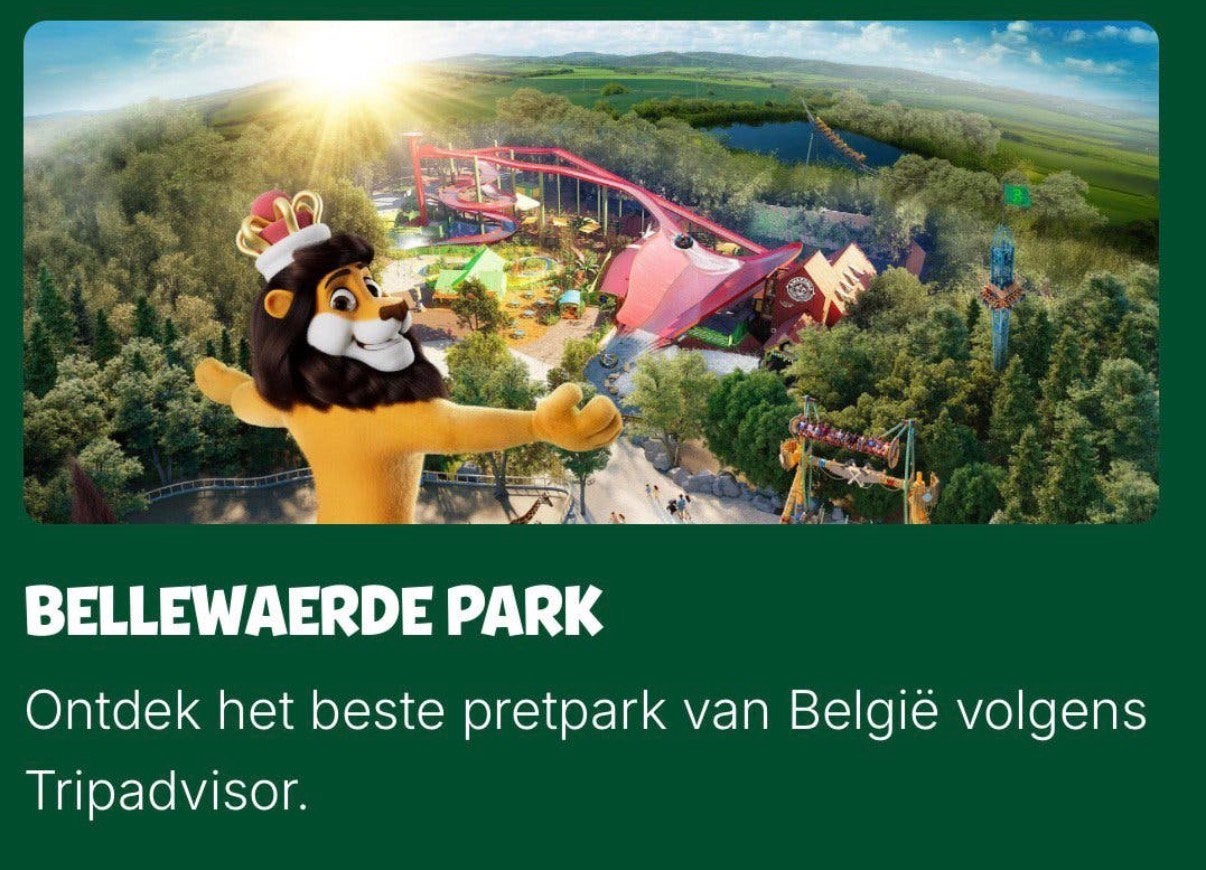 Dépêche-toi ! Billets pour Bellewaerde Park, Tickets & Billets, Trois personnes ou plus, Ticket ou Carte d'accès