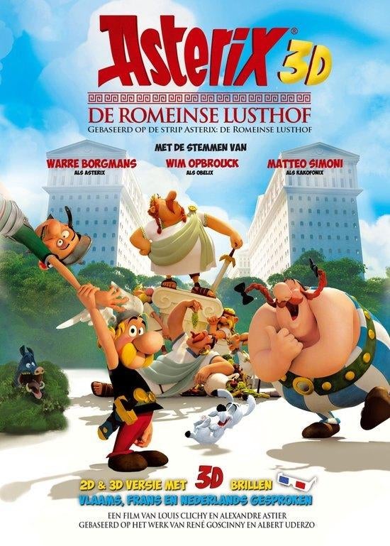 Dvd - Asterix & Obelix - De Romeinse lusthof ( 3D ), Cd's en Dvd's, Ophalen of Verzenden