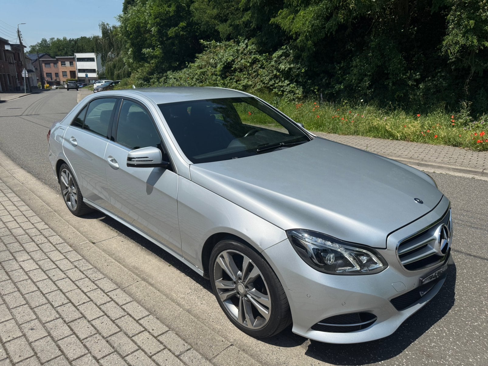 MERCEDES E200 CDI AUTOMAAT, Auto's, Mercedes-Benz, Euro 5, Leder, 5 deurs, Particulier