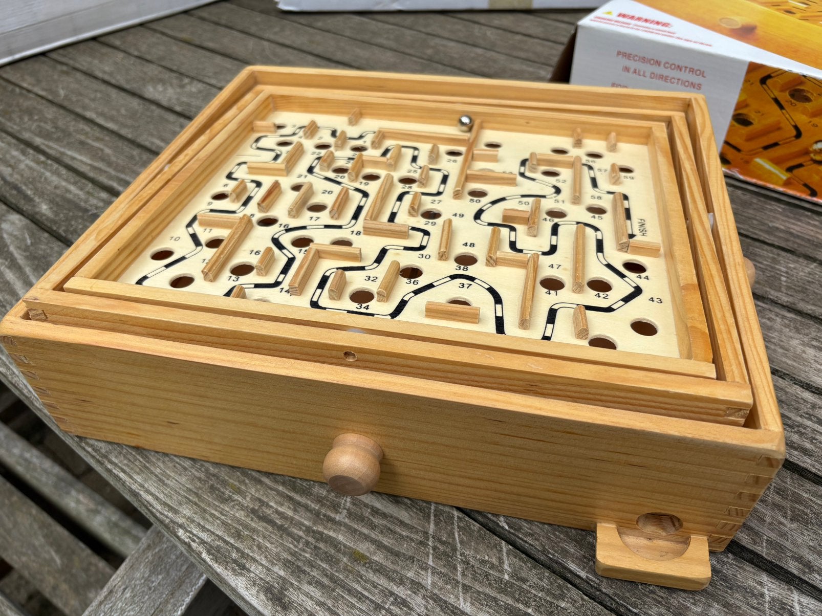 Labyrinth, Kinderen en Baby's, Speelgoed | Houten speelgoed, Ophalen, Zo goed als nieuw, Overige typen