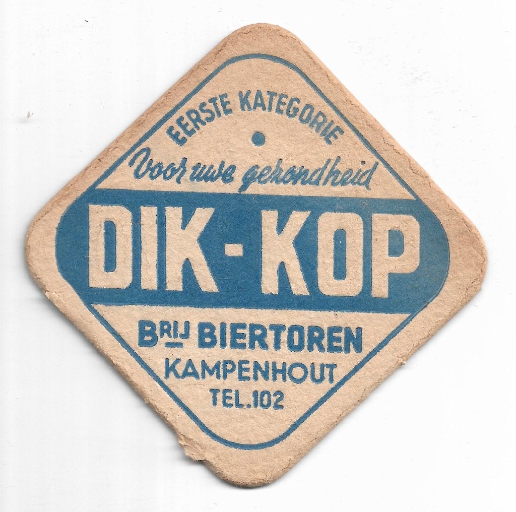 sous-bock Brij Biertoren recto verso, Collections, Marques de bière, Enlèvement ou Envoi, Comme neuf, Sous-bock