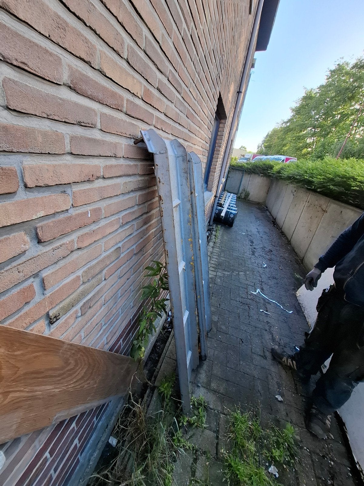 Zwaare oprijplaaten, Tuin en Terras, Ophalen