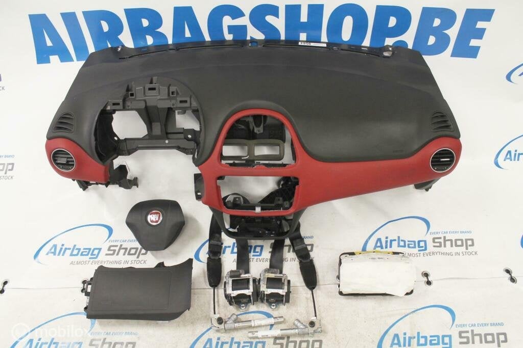 Airbag kit Tableau de bord rouge/noir Fiat Punto evo, Autos : Pièces & Accessoires