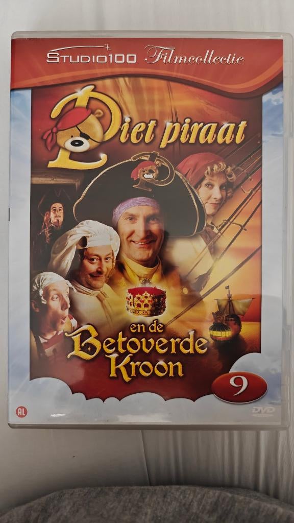 Piet piraat en de betoverde kroon DVD 2009, CD & DVD, DVD | Enfants & Jeunesse, Utilisé, Film, Tous les âges, Enlèvement ou Envoi
