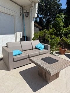 Jati & Kebon - tuin/terras zetel outdoor - moet weg, Tuin en Terras, Tuinsets en Loungesets, Ophalen, Overige materialen, Gebruikt