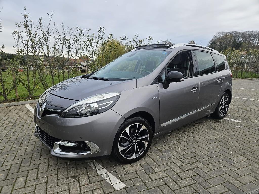 Renault Grand Scenic 1.6 dCiCT OK + CAR PASSEURO 6 B 7pl., Cuir, Argent ou Gris, Euro 6, Entreprise