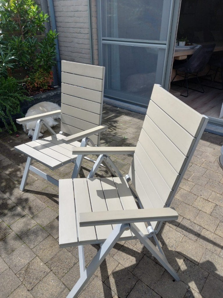chaises de patio, Enlèvement, Comme neuf, Synthétique, Pliant