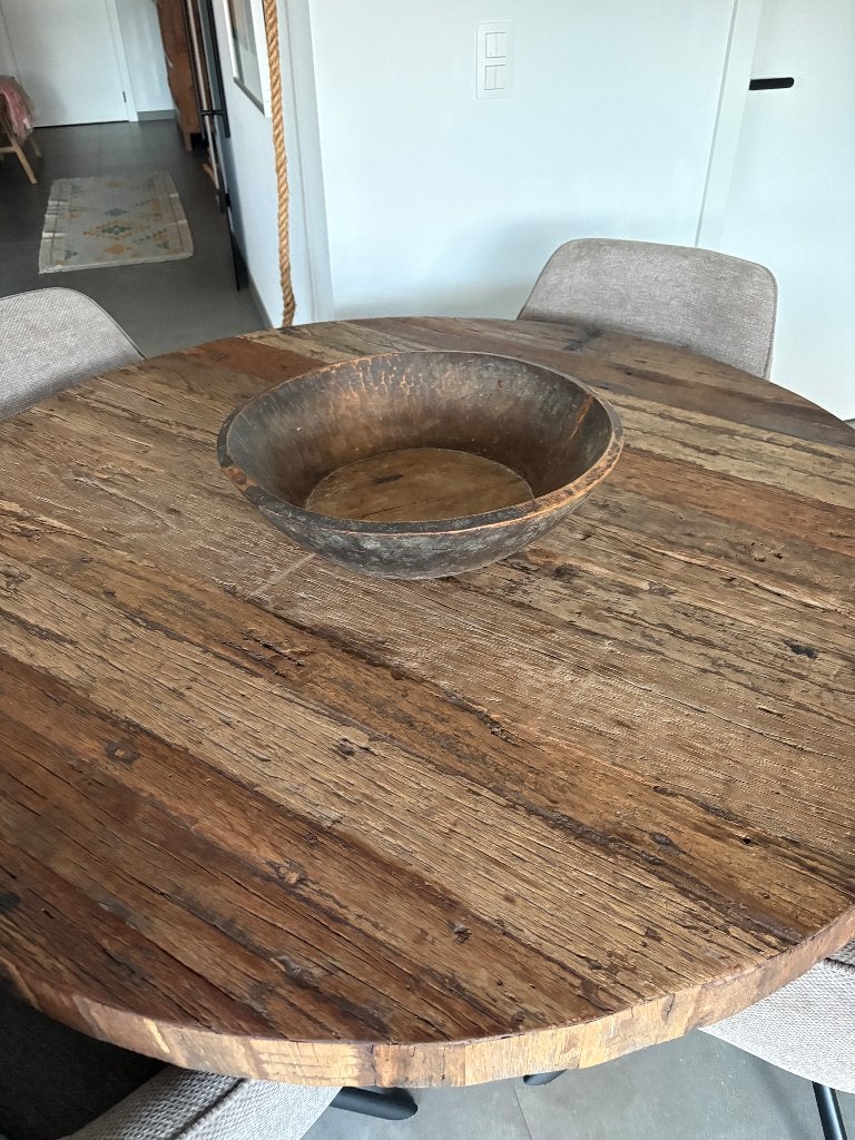 Eettafel, Huis en Inrichting, Rond, Zo goed als nieuw, Vijf personen of meer, Ophalen