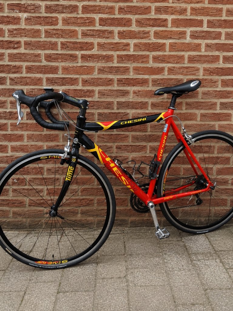Beau vélo de course Chesini à vendre, Autres marques, Frein sur jante, Moins de 10 vitesses, Aluminium