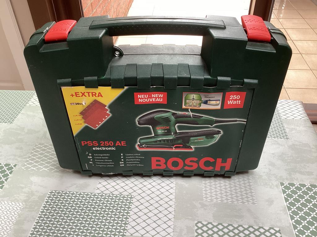 Bosch vlakschuurmachine, Enlèvement, Ponceuse orbitale