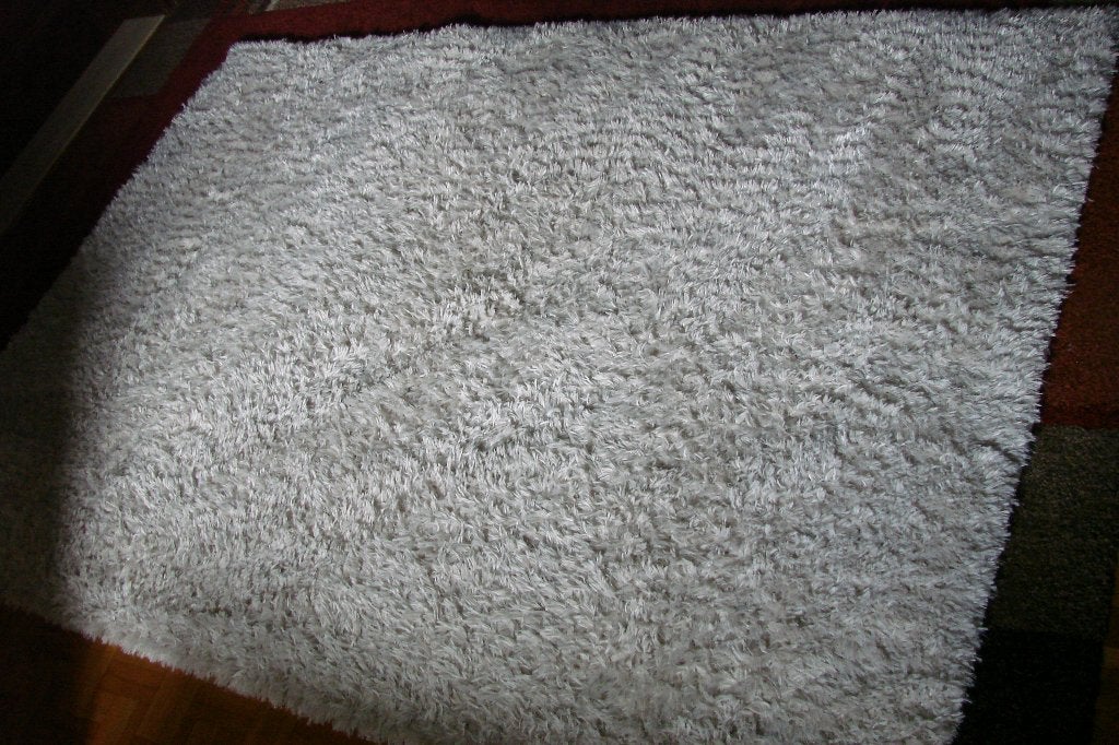 2 tapijten: hoogpolig, Maison & Meubles, Ameublement | Tapis & Moquettes, Hoogpolig, Beige, Comme neuf, Enlèvement