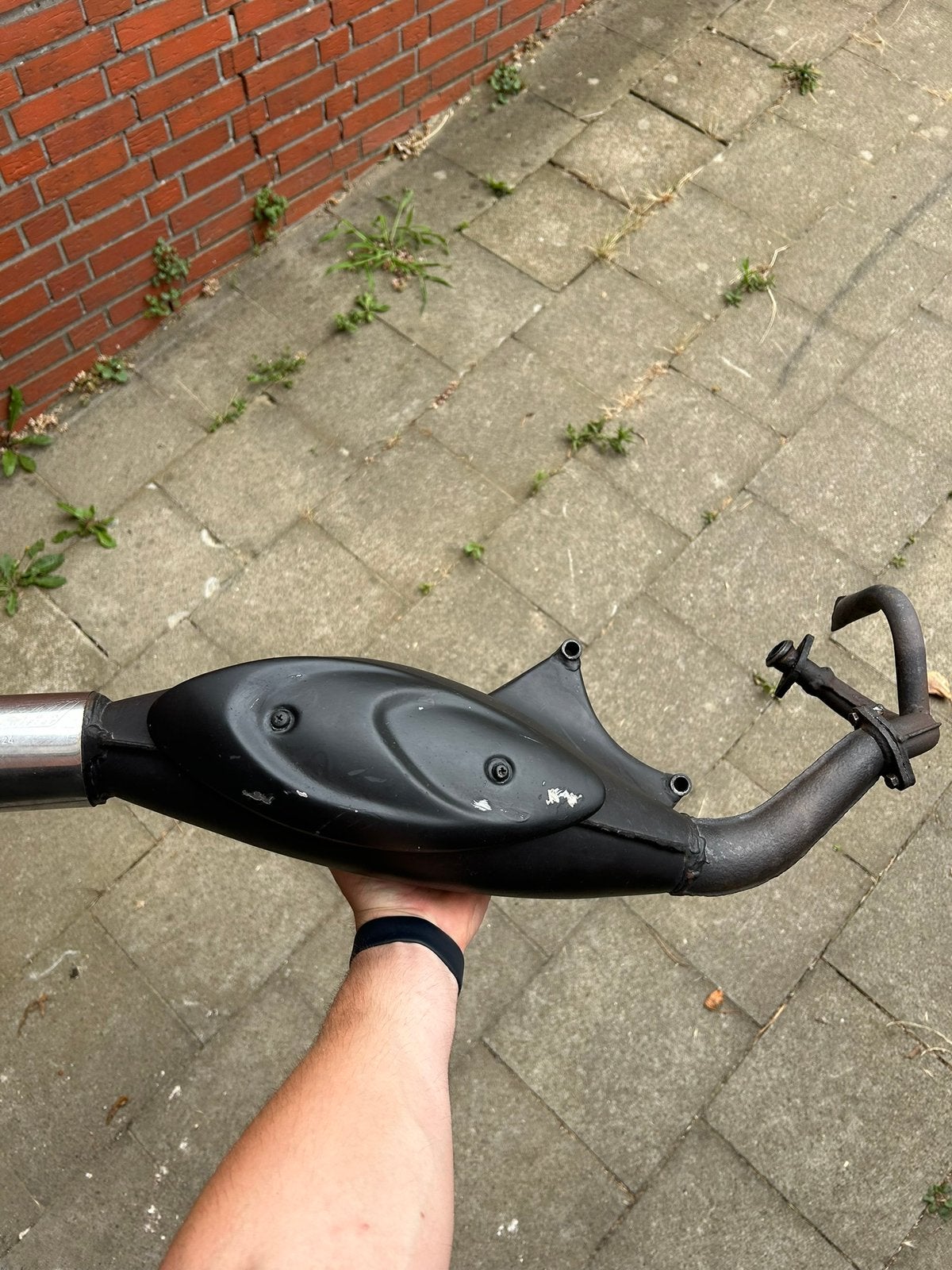 Uitlaat Gillera runner, Ophalen, Zo goed als nieuw, Uitlaat