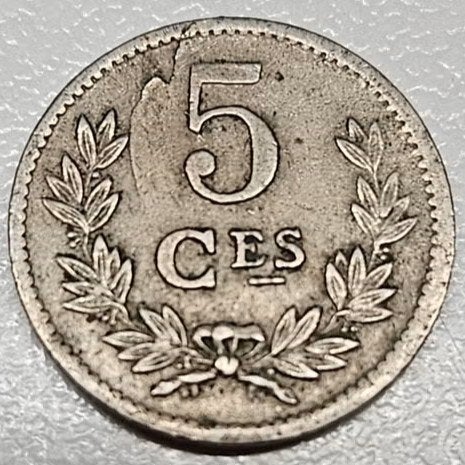 Luxemburg : 5 Centimes 1924 KM#33 Ref 16936, Ophalen of Verzenden, Overige landen, Losse munt