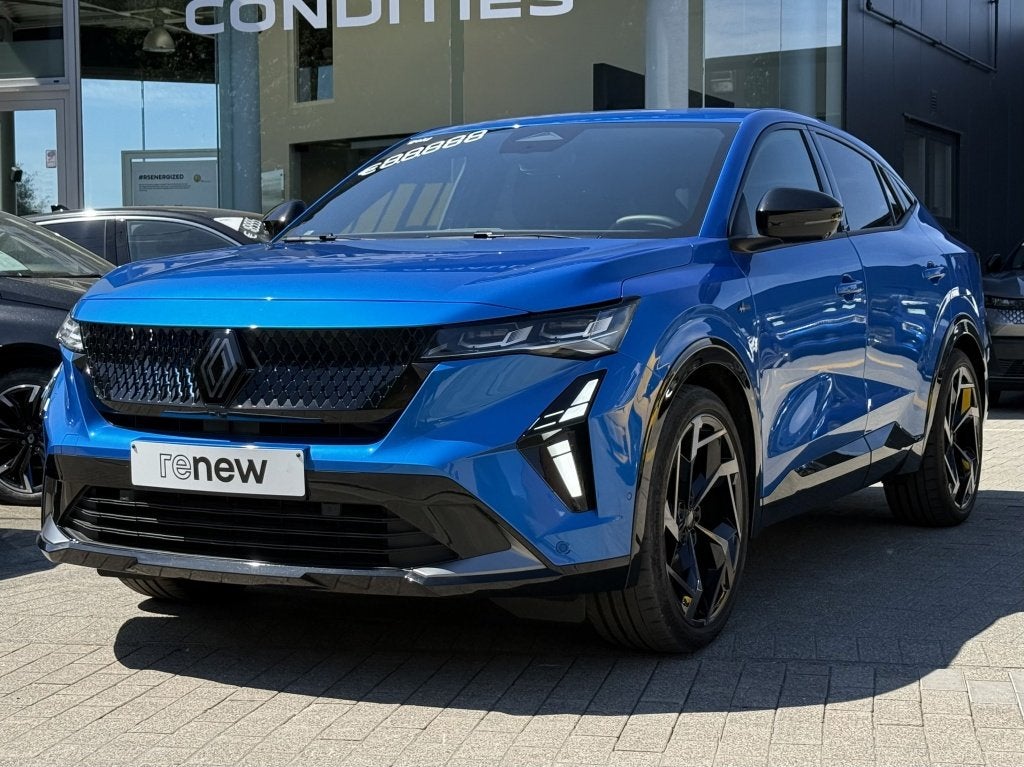 Renault Rafale 300 E-Tech Plug-in Hybrid 4x4 Atelier Alpine, Auto's, Automaat, Gebruikt, 22 kWh, Blauw