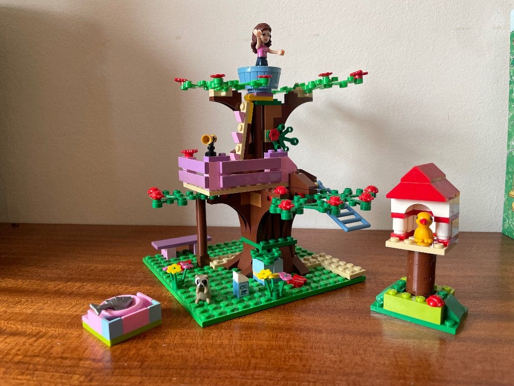Lego Friends boomhut nr 3065, Gebruikt, Lego, Friends, Complete set