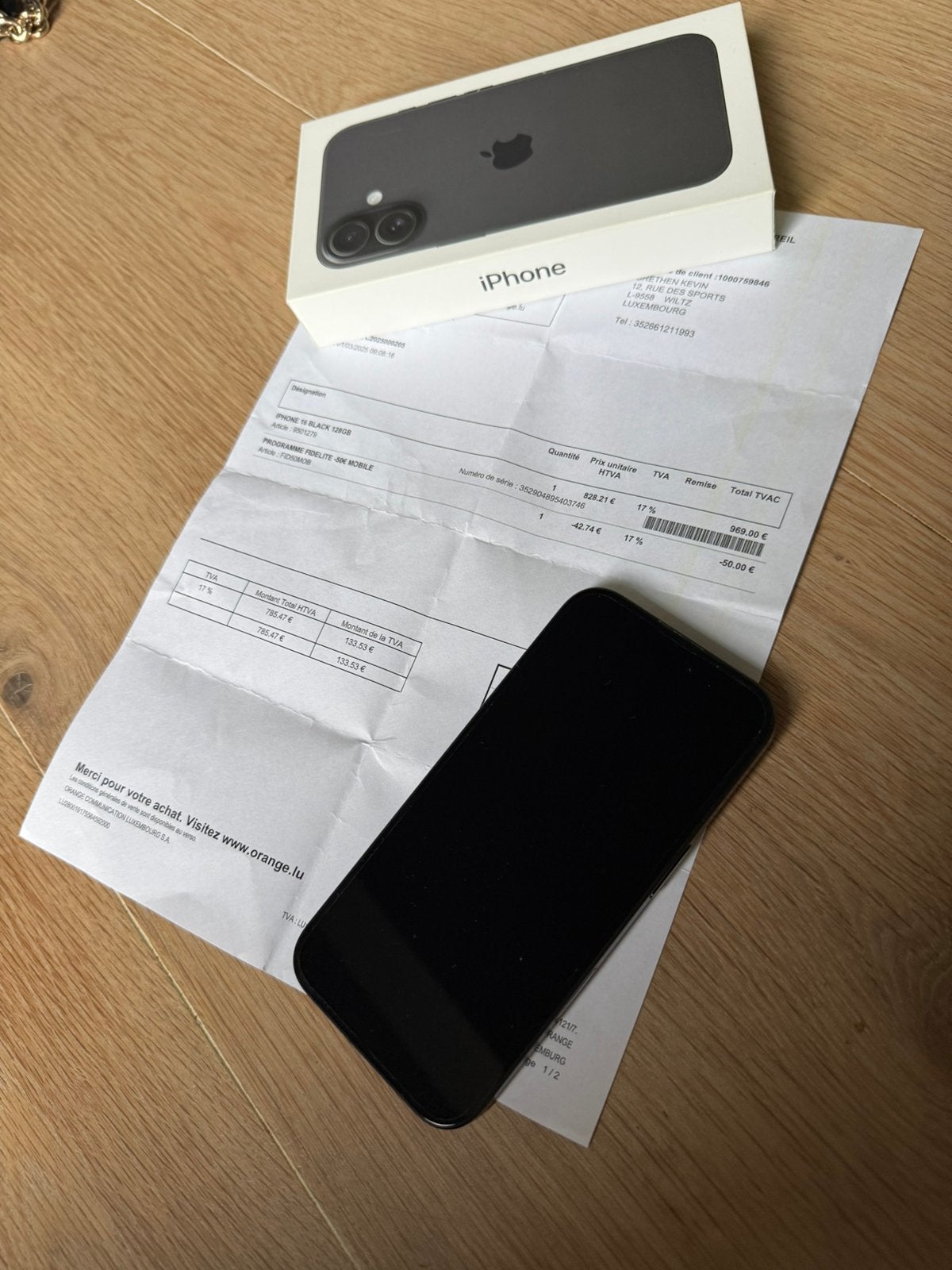 Iphone 16 128gb, Télécoms, 128 GB, 89 %, IPhone 16, Comme neuf