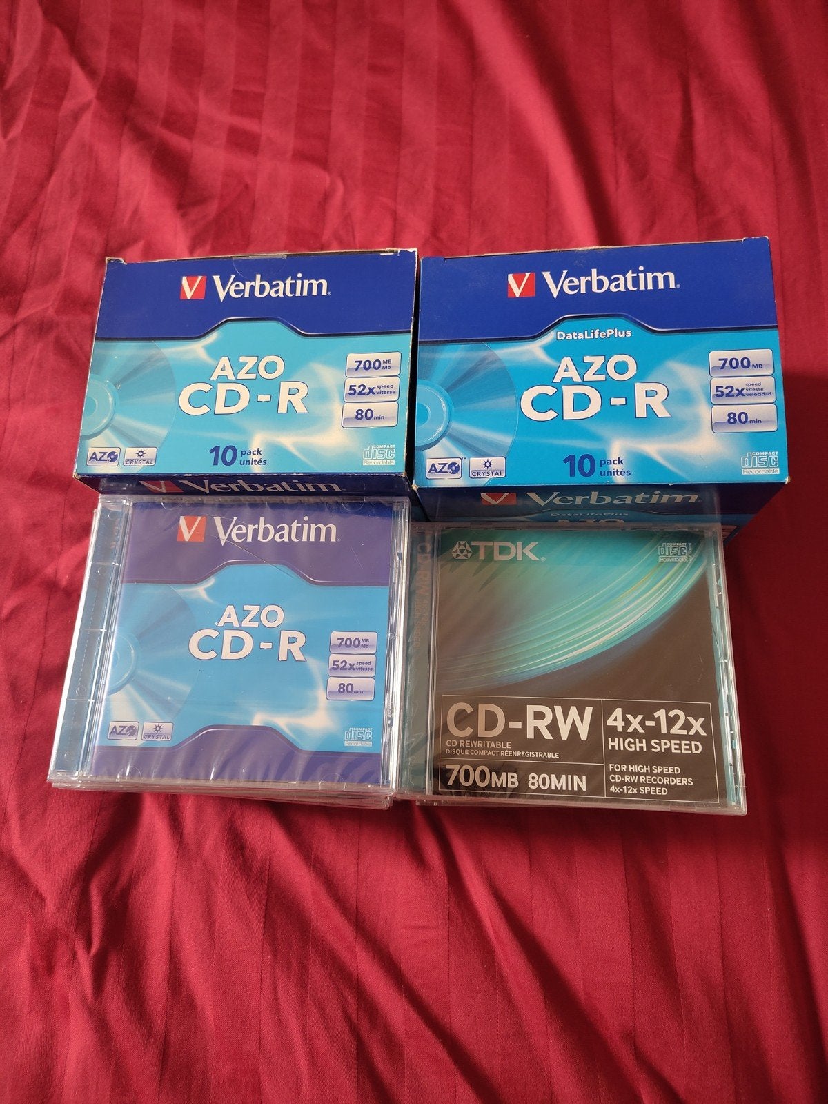 33 CD-R vierges + 4 CD-RW vierges, Computers en Software, Herschrijfbaar, Cd, Nieuw, Ophalen of Verzenden