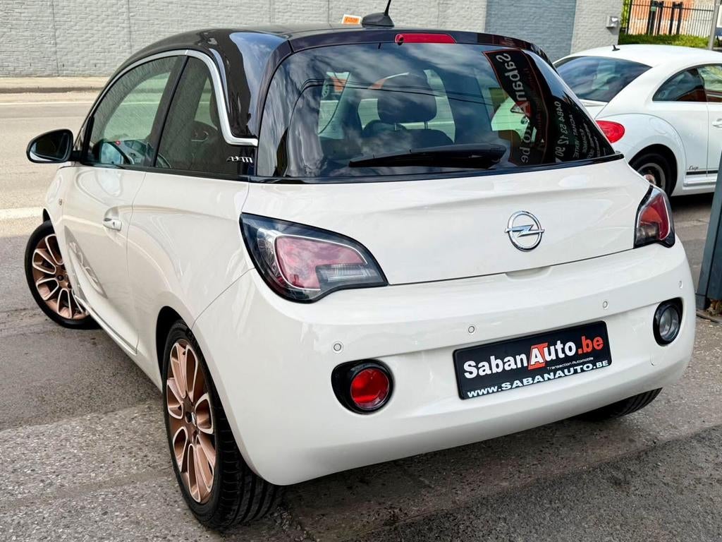 Opel Adam 1.2 Essence EURO 6 B Bi-Ton Slam 2016, Auto's, ADAM, Euro 6, Wit, Bedrijf