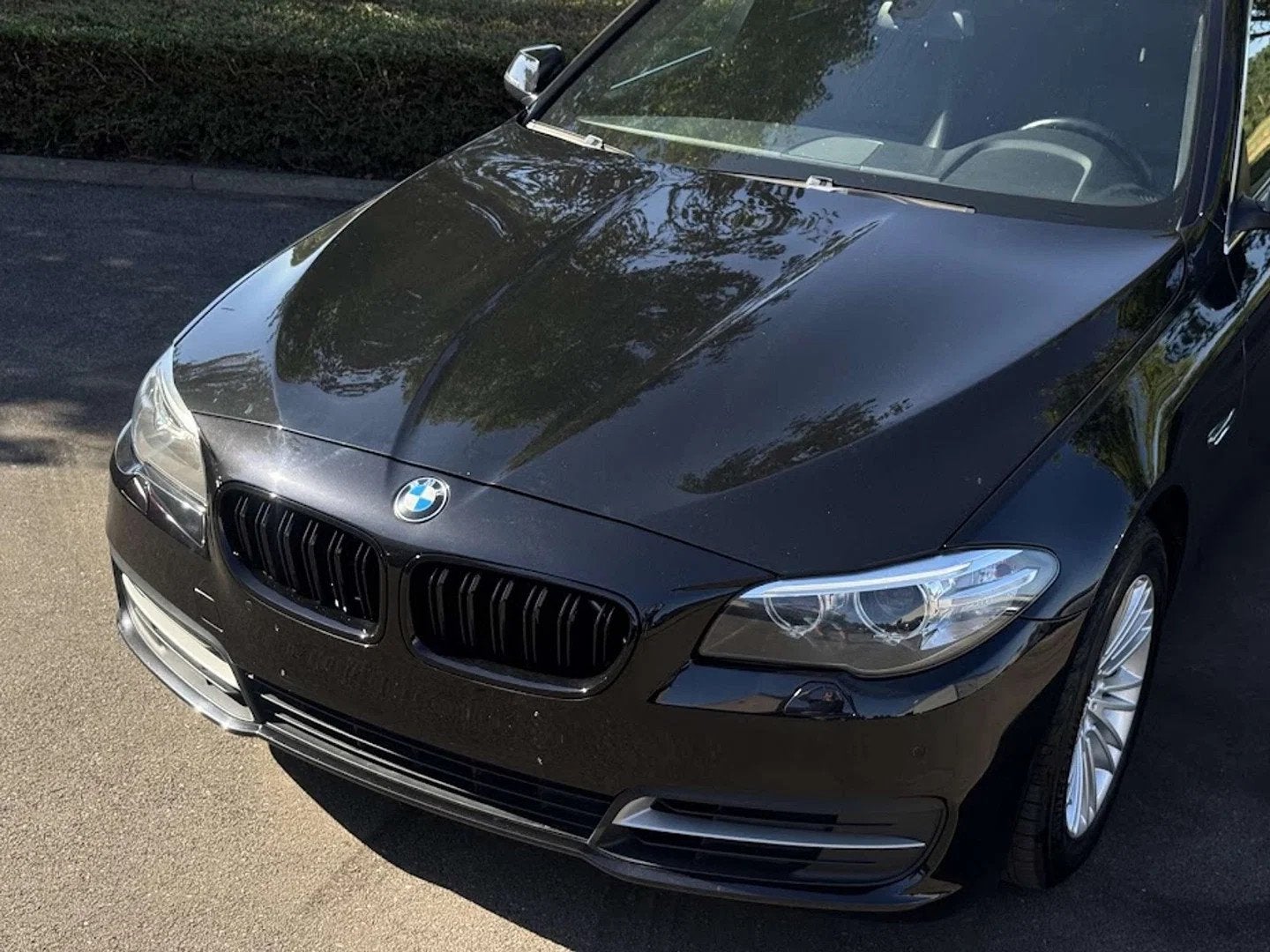 BMW 5 Serie 518 dA sedan / NAVI PROF / PDC / LEDER / BT / ME, Autos, Cuir, Entreprise, Noir, Automatique
