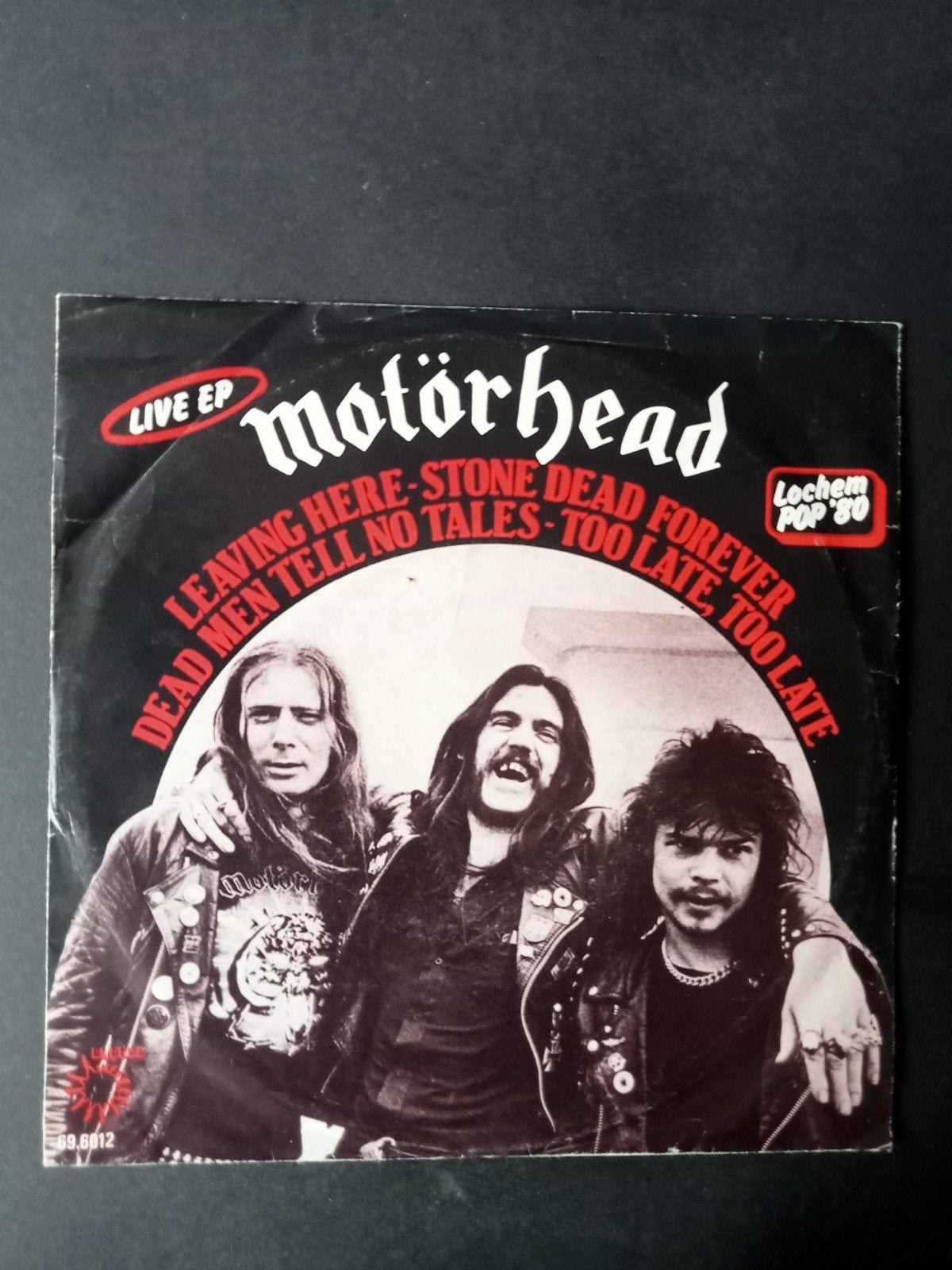 Motörhead 7", Lochem Pop Live EP uit 1980, EP, Ophalen of Verzenden, EP