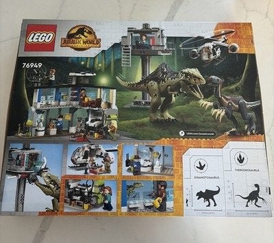 LEGO Giganotosaurus & Therizinosaurus Dinosaurs (76949), Ophalen, Zo goed als nieuw, Lego, Jurassic World